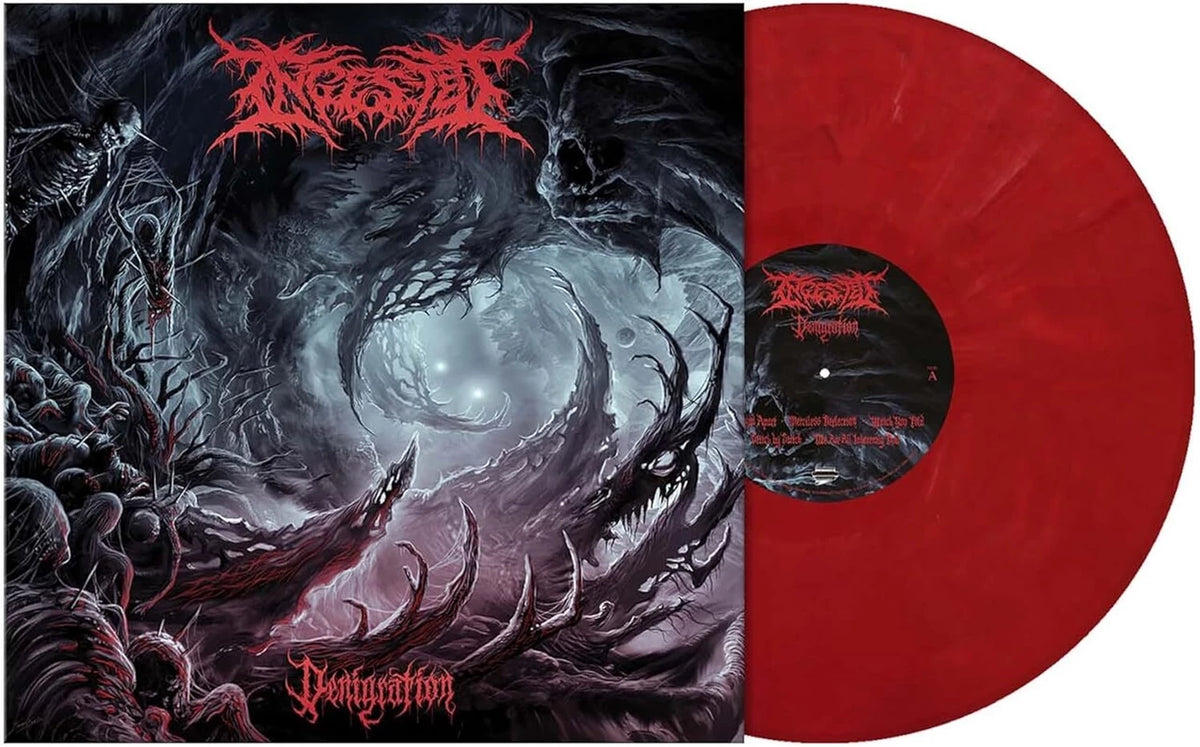 Ingested - Denigration (Red Marbled Vinyl)